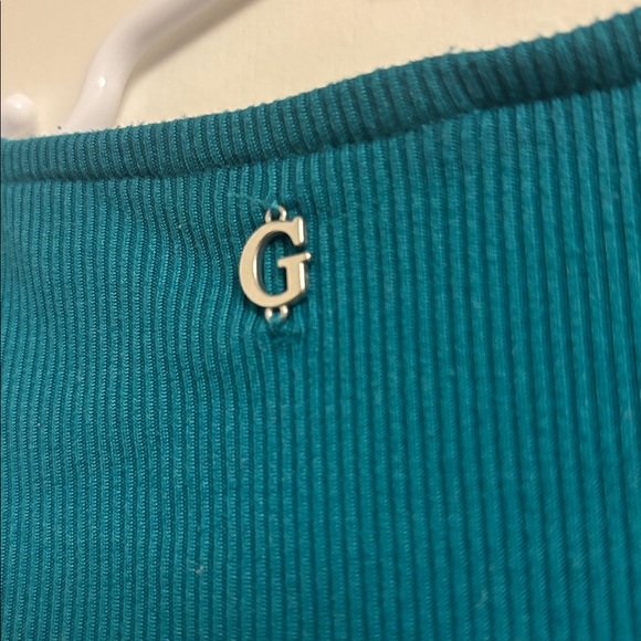 Guess Teal Women's Top - Picture 3 of 8